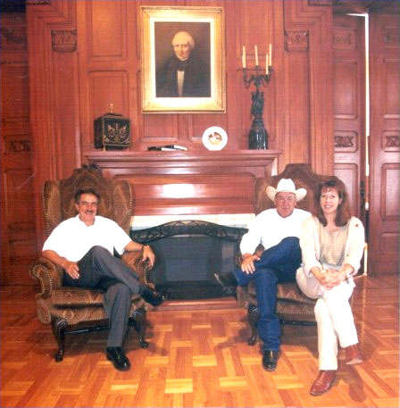 Meeting with Govenor Patricio Martinez, 2001